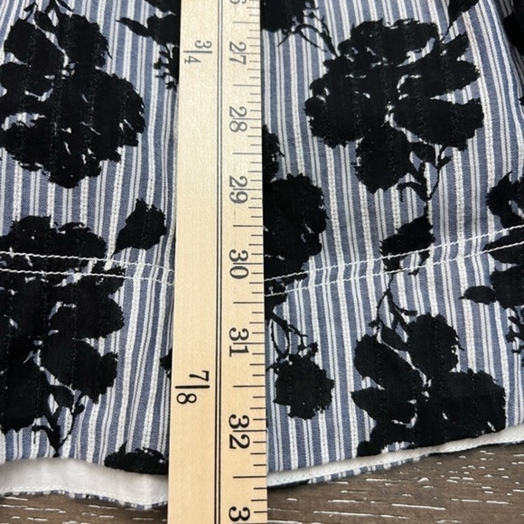 1 By O’2nd Stripes and Flowers Shirt/dress with fish net elements - Picture 9 of 14